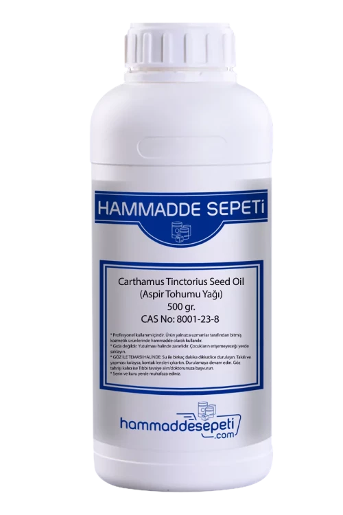 Carthamus Tinctorius Seed Oil Aspir Tohumu Yağı 500gr