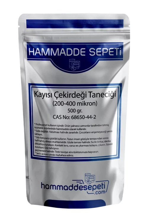 Kayısı Çekirdeği Taneciği 200-400 mikron 500gr