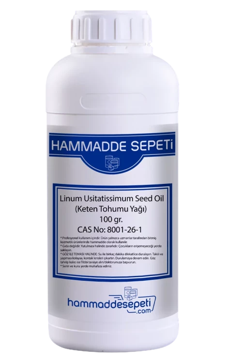 Linum Usitatissimum Seed Oil Keten Tohumu Yağı 100gr