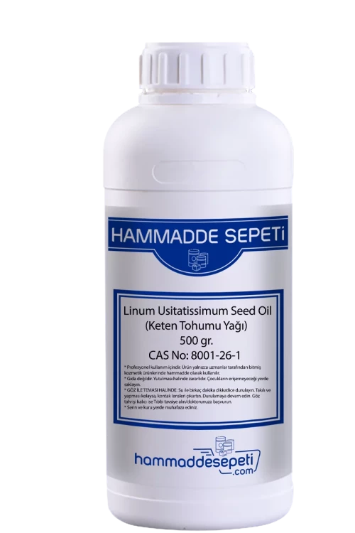 Linum Usitatissimum Seed Oil Keten Tohumu Yağı 500gr