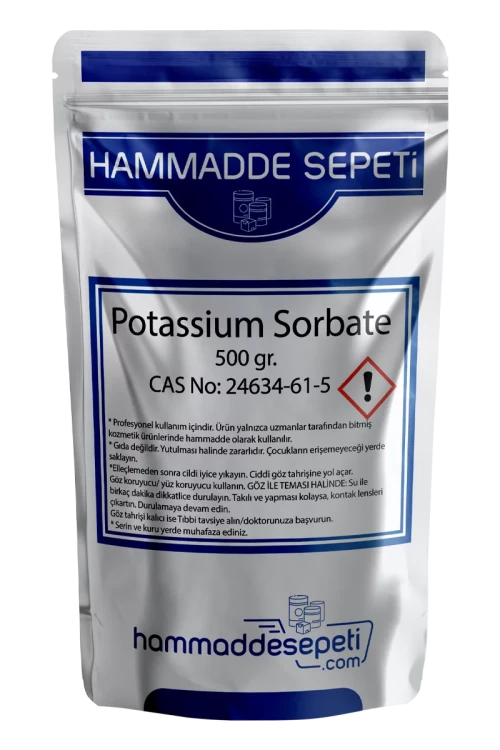 Potassium Sorbate  Potasyum Sorbat  500gr