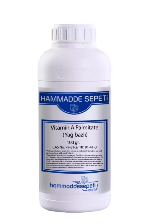 Vitamin A Palmitate (Yağ Bazlı) 100gr